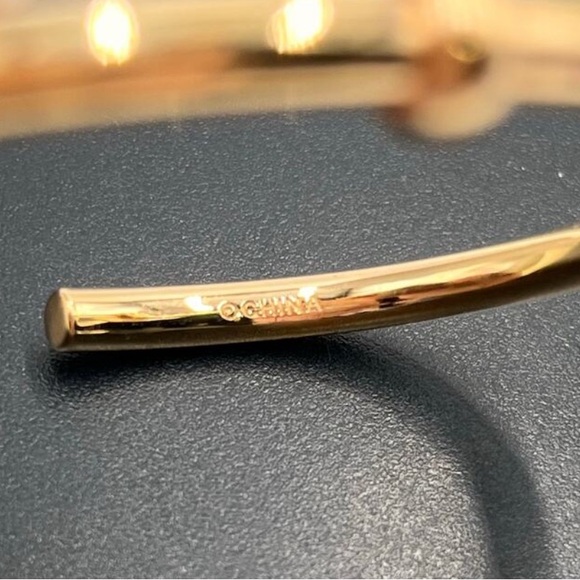 Coach Gold-Tone Bracelet with C Charm - Picture 5 of 5